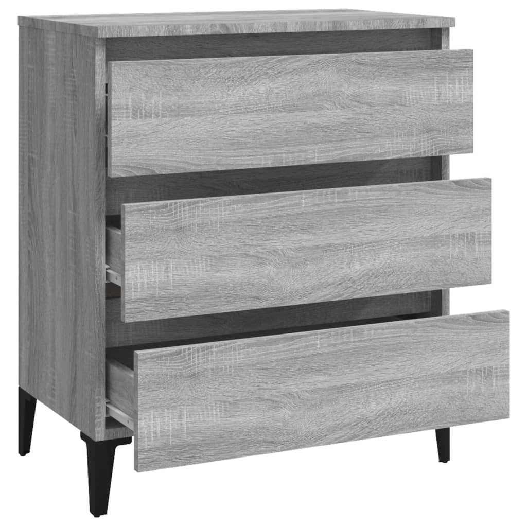 Sideboard Grau Sonoma 60x35x69 cm Holzwerkstoff